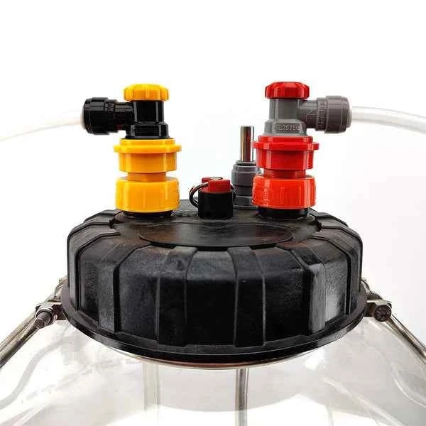 Ball Lock Disconnect 8mm - Yellow/Black - Liquid"