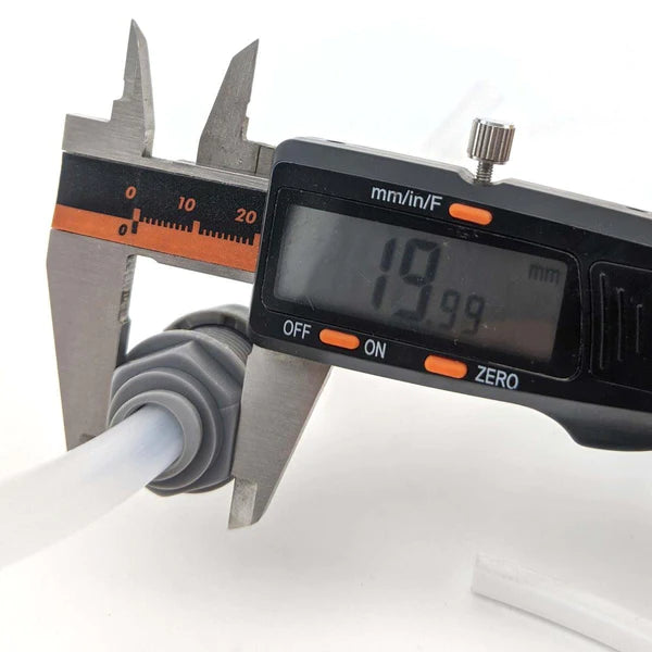 Duotight 9.5mm female x 9.5mm female Bulkhead with Locknut