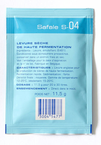 Safale S-04 - English Ale Yeast (exp Feb 24)