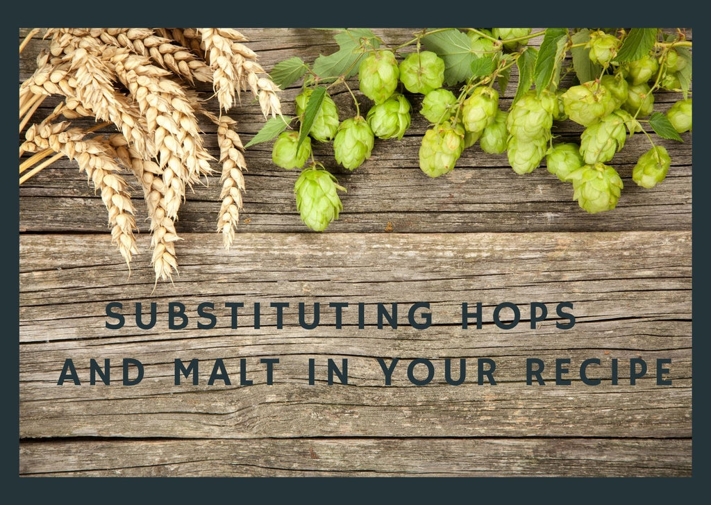 Substituting hops and malt