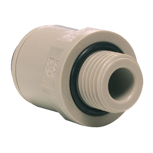 John Guest straight adaptor 9.5mm (3/8) to 1/4" BSP thread