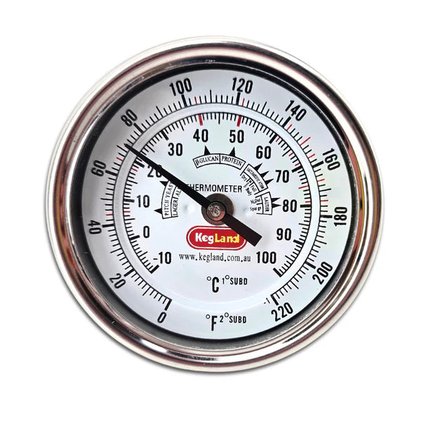 Dial Thermometer - Weldless