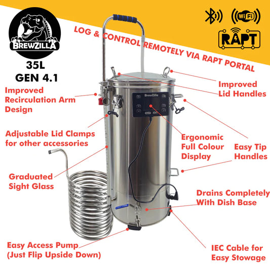 BrewZilla Gen 4 All Grain Homebrewing System