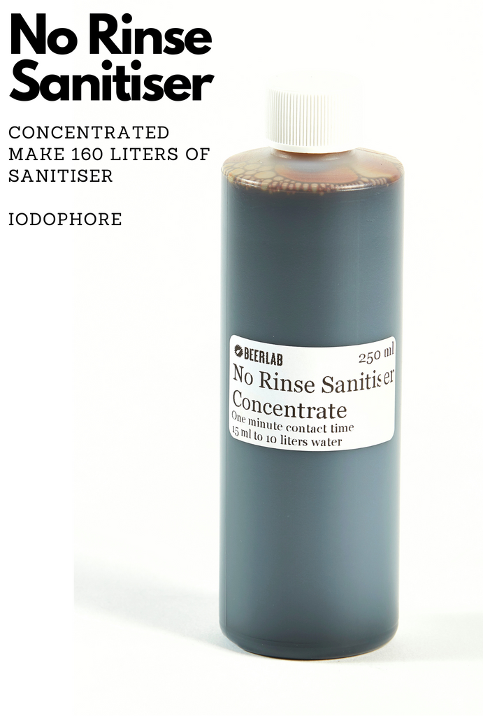 No Rinse Sanitiser - Iodophor (Concentrated)
