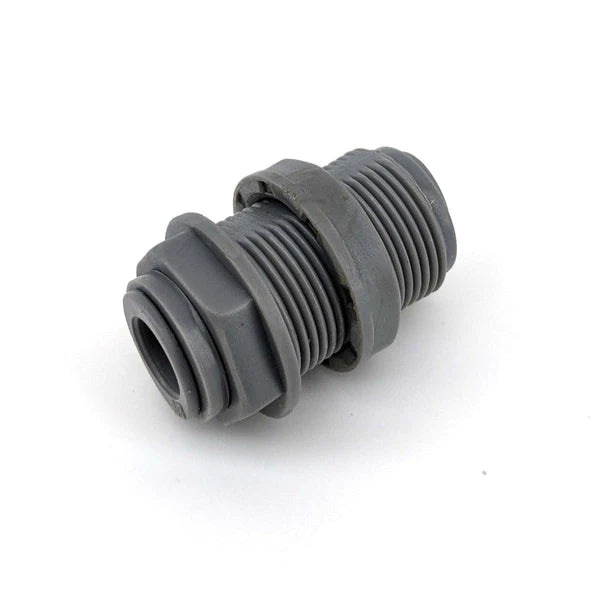 Duotight 9.5mm female x 9.5mm female Bulkhead with Locknut