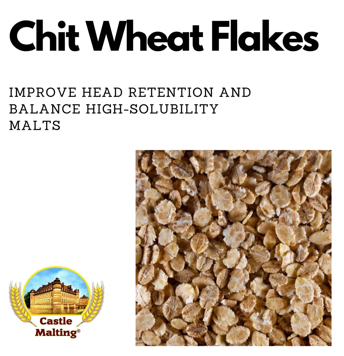 Chit Wheat Malt Flakes 500g