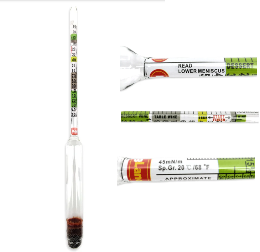 Hydrometer 3 Scale