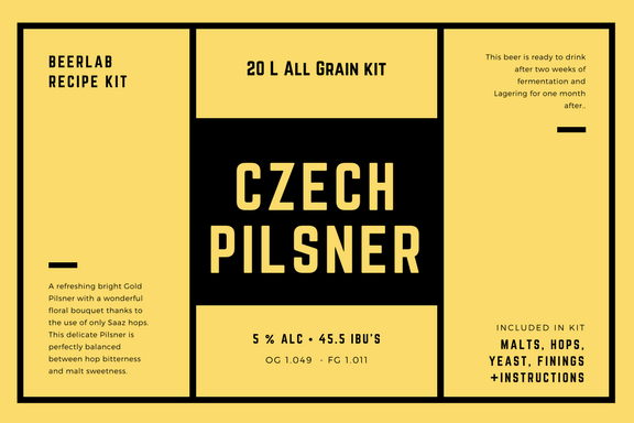 Czech Pilsner - 20L (Recipe Kit)